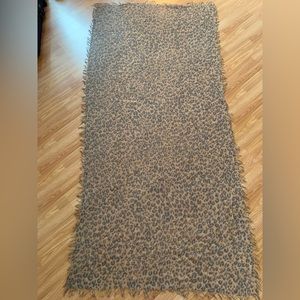 Sandra Angelozzi leopard print scarf